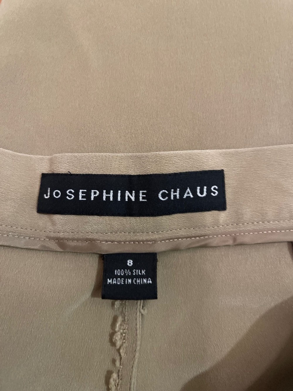 Josephine Chaus 100 % Silk women's pants vintage size 8 - Picture 2 of 15
